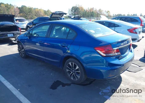 2013 Honda Civic Ex z USA, uszkodzony, nr VIN 19XFB2F86DE242530